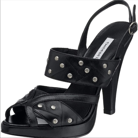 Chinese Laundry Suzana Women’s Black Leather upper sandal NEW in BOX Most Sizes - Picture 4 of 7